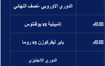 جدول مباريات اليوم تاريخ 18/5/2023