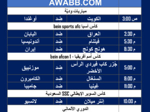 أهم مباريات كرة القدم ليوم الجمعة 19/1/2024 ⚽️ 🕰️