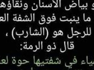 قصة قصيرة: شنب الفتاة