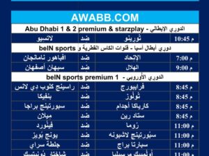 جدول مباريات كرة القدم ليوم الخميس 22/2/2024 ⚽️ 🕰️
