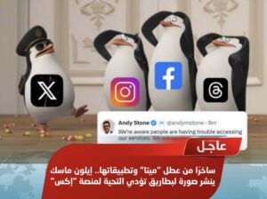 إيلون ماسك ينشر صورة لبطاريق تؤدي التحية لمنصة “إكس”. سابِقاً تويتر