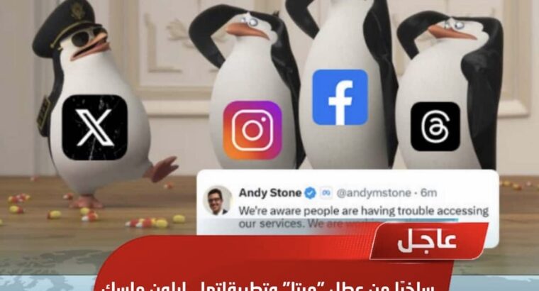 إيلون ماسك ينشر صورة لبطاريق تؤدي التحية لمنصة “إكس”. سابِقاً تويتر