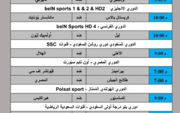 جدول مباريات كرة القدم يوم 2024/5/6 ⚽️ 🕰️ مكَّة المُكرَّمة