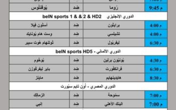 جدول مباريات كرة القدم يوم 2024/5/5 ⚽️ 🕰️ مكَّة المُكرَّمة