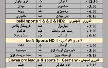 جدول مباريات كرة القدم يوم 14/4/2024 الأحد ⚽️ 🕰️