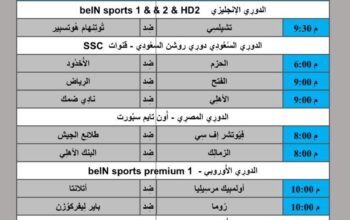جدول مباريات كرة القدم يوم 2024/5/2 ⚽️ 🕰️ مكَّة المُكرَّمة