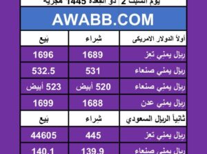 اسعار العملات في اليمن يوم 2024/5/11