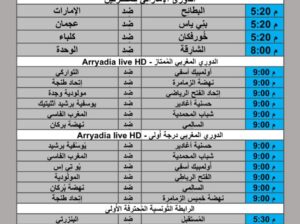جدول مباريات كرة القدم يوم 2024/6/1 م توقيت مكة المكرمة الساعة