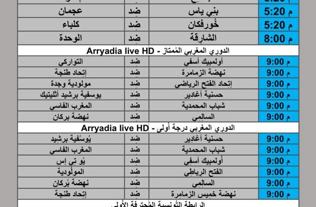 جدول مباريات كرة القدم يوم 2024/6/1 م توقيت مكة المكرمة الساعة