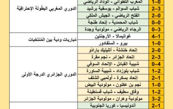 نتائج مباريات كرة القدم ليوم الجمعة 2024/6/14 م 8 ذو الحجة 1445هجرية