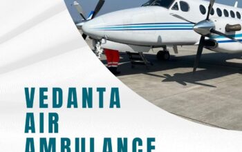 With Advanced Medical Support Utilize Vedanta Air Ambulance from Kolkata