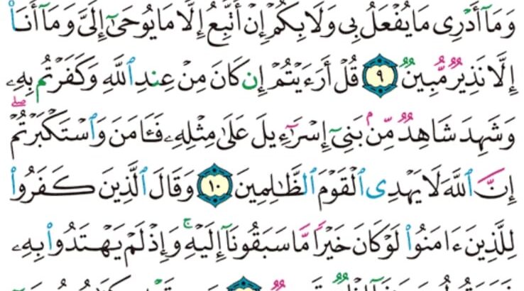 الوِرد اليومي سورة الأحقاف من الآية 6 إلى الآية 14