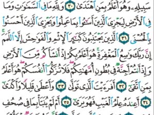 الوِرد اليومي سورة النجم من الآية 27 إلى الآية 44