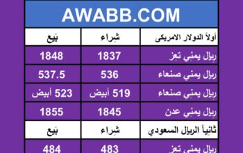 اسعار العملات في اليمن يوم 2024/7/2