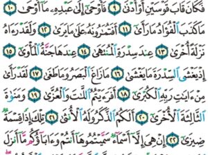 الوِرد اليومي سورة النجم من الآية 1 إلى الآية 26