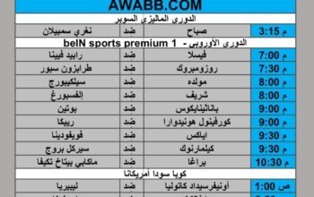 جدول مباريات كرة القدم يوم 2024/7/25 م