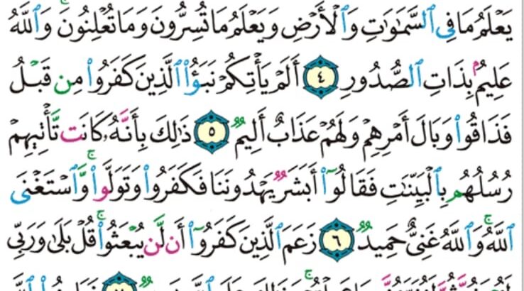 الوِرد اليومي سورة التغابن من الآية 1 إلى الآية 9