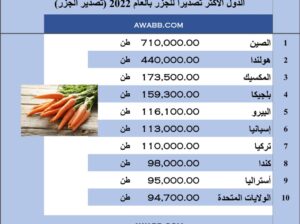 الدول الأكثر تصديراً للجزر بالعام 2022 (تصدير الجزر)