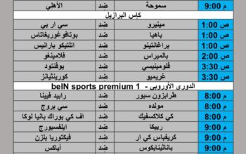 جدول مباريات كرة القدم يوم 2024/8/8 م