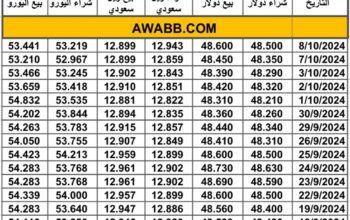 سعر الصرف في مصر بتاريخ 2024/10/8 م 4 ربيع الثاني 1446 هجري