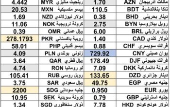 كشف يومي حول سعر الصرف مقابل اليوم اسعار العملات الدولية 2024/12/3 Daily report currency exchange rates to USD