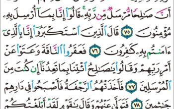 الورد اليومي سورة الأعراف من الآية 58 إلى الآية 67 “و البلد الطيب يخرج نباته بإذنه ربه و الذي خبث لا يخرج إلا نكداً كذلك نصرف الآيات لقوم يشكرون”