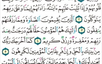 الورد اليومي سورة الأنفال من الآية 1 إلى الآية 8 “يسئلونك عن الأنفال قل الأنفال لله و الرسول فاتقوا الله و اصلحوا ذات بينكم”