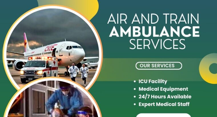 Book High-Class Maintained Air and Train Ambulance Services in Patna by Panchmukhi