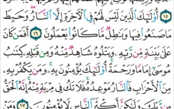 الورد اليومي سورة هود من الاية 13 إلى الاية 19 “أم يقولون أفتراه قل فأتوا بعشر سور مثله مفتريات و ادعوا من استطعتم من دون الله إن كنتم صادقين”