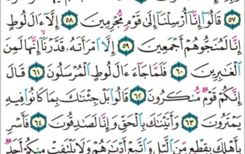 الورد اليومي سورة الحجر من الاية 52 إلى الاية 70 “إذ دخلوا عليه فقالوا سلاماً قال إنا منكم وجلون”