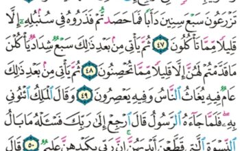 الورد اليومي سورة يوسف من الاية 44 إلى الاية 52 “”قالوا اضغاث أحلام و ما نحن بتأويل الأحلام بعالمين”