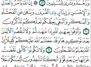 الورد اليومي سورة النحل من الاية 88 إلى الاية 93 “اللذين كفروا و صدوا عن سبيل الله زدناهم عذاباً فوق العذاب بما كانوا يفسدون”