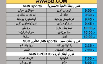 جدول مباريات كرة القدم يوم الثلاثاء 2025/8/12 م 17 صفر 1447 هجري
