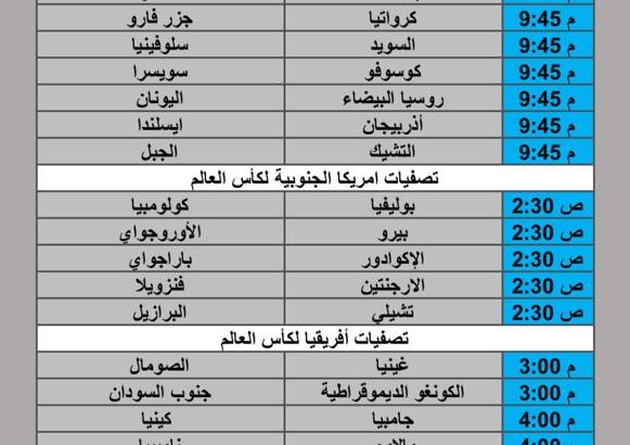 جدول مباريات كرة القدم يوم الجمعة 2025/9/5 م 13 ربيع الأول 1447 هجري