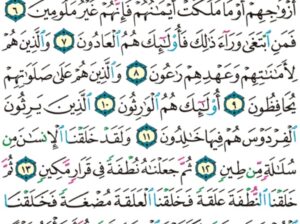 الورد اليومي سورة المؤمنون من الاية 1 إلى الاية 17 “قد أفلح المؤمنون اللذين هم في صلاتهم خاشعون و اللذين هم عن اللغو معرضون و اللذين هم للزكاة فاعلون”