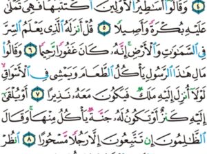 الورد اليومي سورة الفرقان من الاية 3 إلى الاية 11 “و اتخذوا من دونه ءالهة لا يخلقون شيئاً و هم يُخلقون و لا يملكون لأنفسهم ضراً و لا نفعاً و لا يملكون موتاً و لا حياةً و لا نشورا”