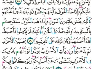 الورد اليومي سورة الأحزاب من الاية 16 إلى الاية 22 “قل لن ينفعكم الفرار إن فررتم من الموت أو القتل و إذاً لا تمتعون إلا قليلاً”