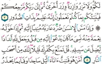الورد اليومي سورة الزمر من الاية 6 الاية 21 “قل إني أمرت أن أعبد الله مخلصاً له الدين و أمرت لأن أكون أول المسلمين”